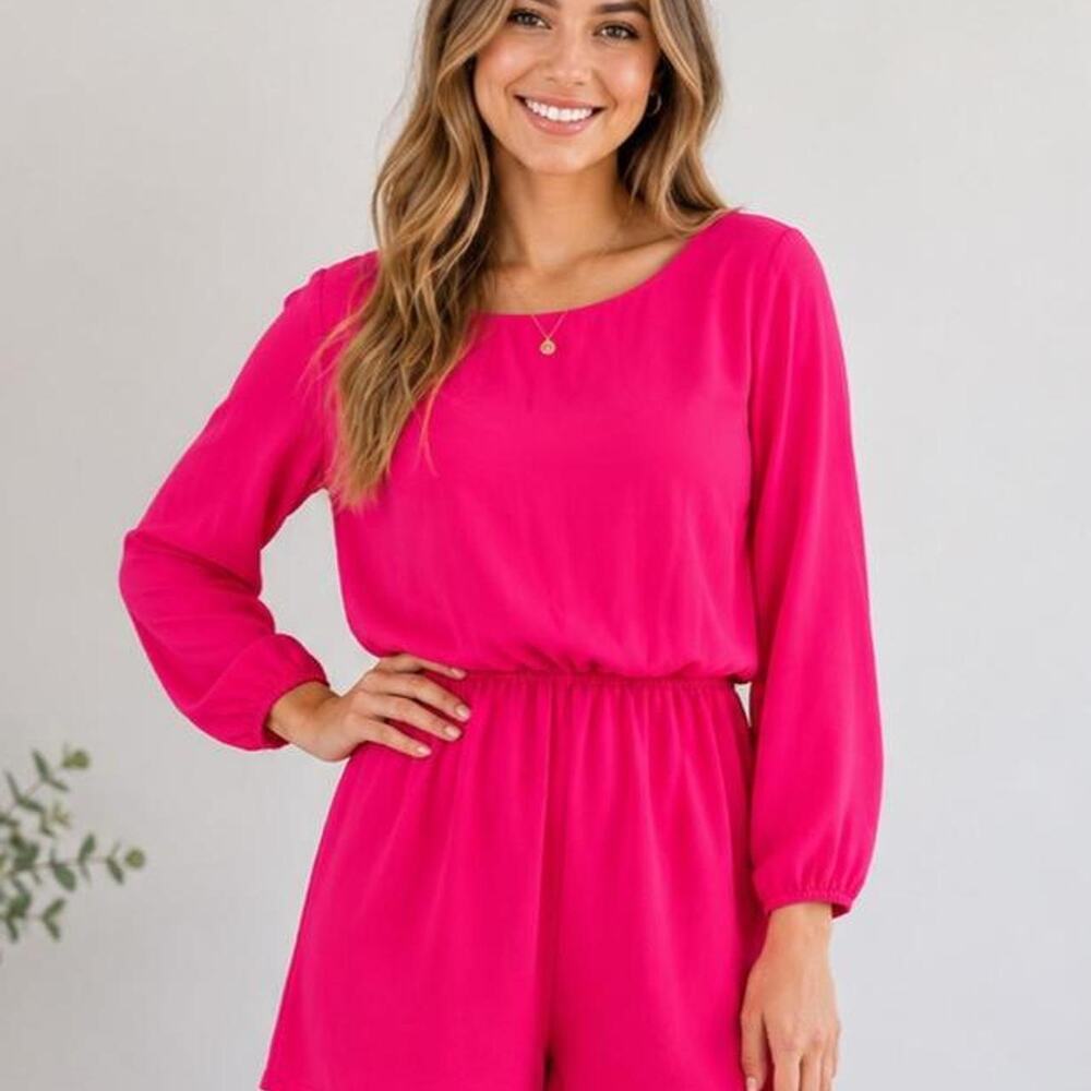 Hot pink long sleeve